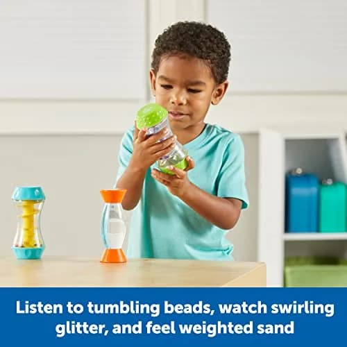 Learning Resources Sensory Trio Fidget Tubes | ASTM-Tested Educational Toy for Kids 3+ thumbnail 4