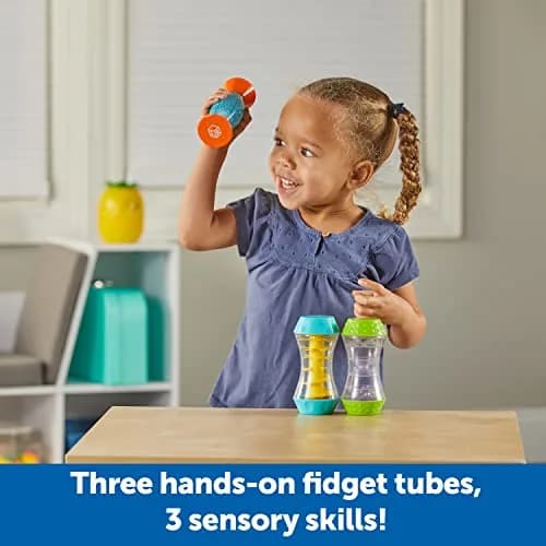 Learning Resources Sensory Trio Fidget Tubes | ASTM-Tested Educational Toy for Kids 3+ thumbnail 2