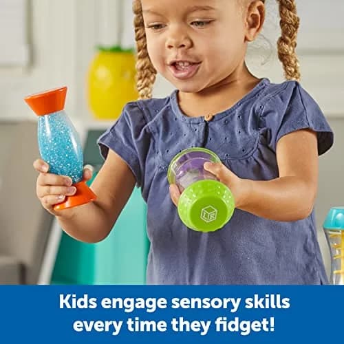 Learning Resources Sensory Trio Fidget Tubes | ASTM-Tested Educational Toy for Kids 3+ thumbnail 3