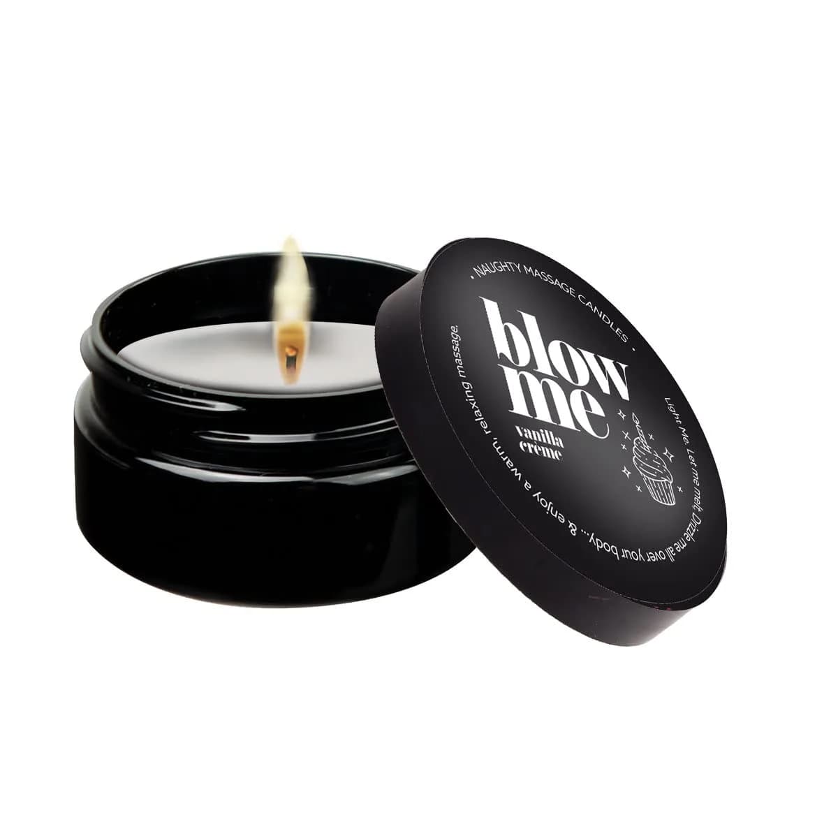 KAMA SUTRA Massage Candle "Blow Me" Vanilla Crème 1.7 Oz | Naughty Romantic Candle for Couples - main product image