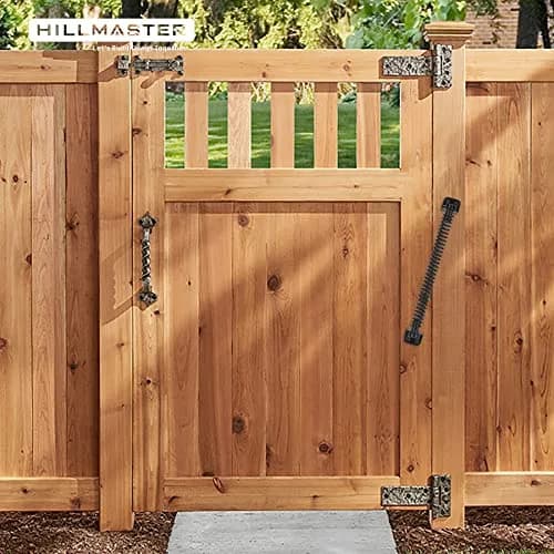 HILLMASTER 12" Self Closing Gate Spring with Adjustable Tool | Black Finish thumbnail 5