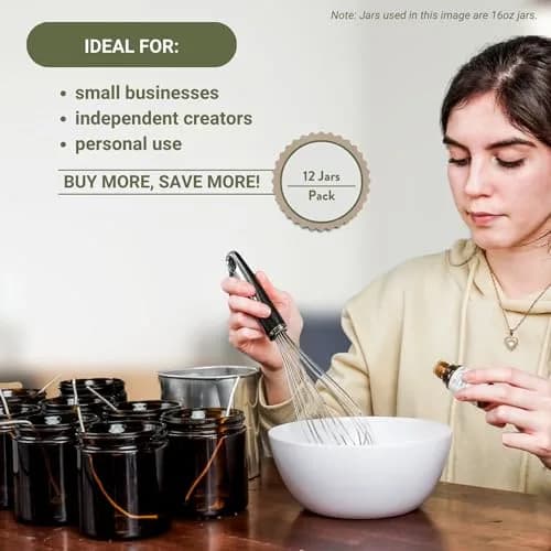 Nature Packaged Glass Amber 8oz Jar | Leak-Proof, Sun-Protected, Reusable (70-120 chars) thumbnail 6