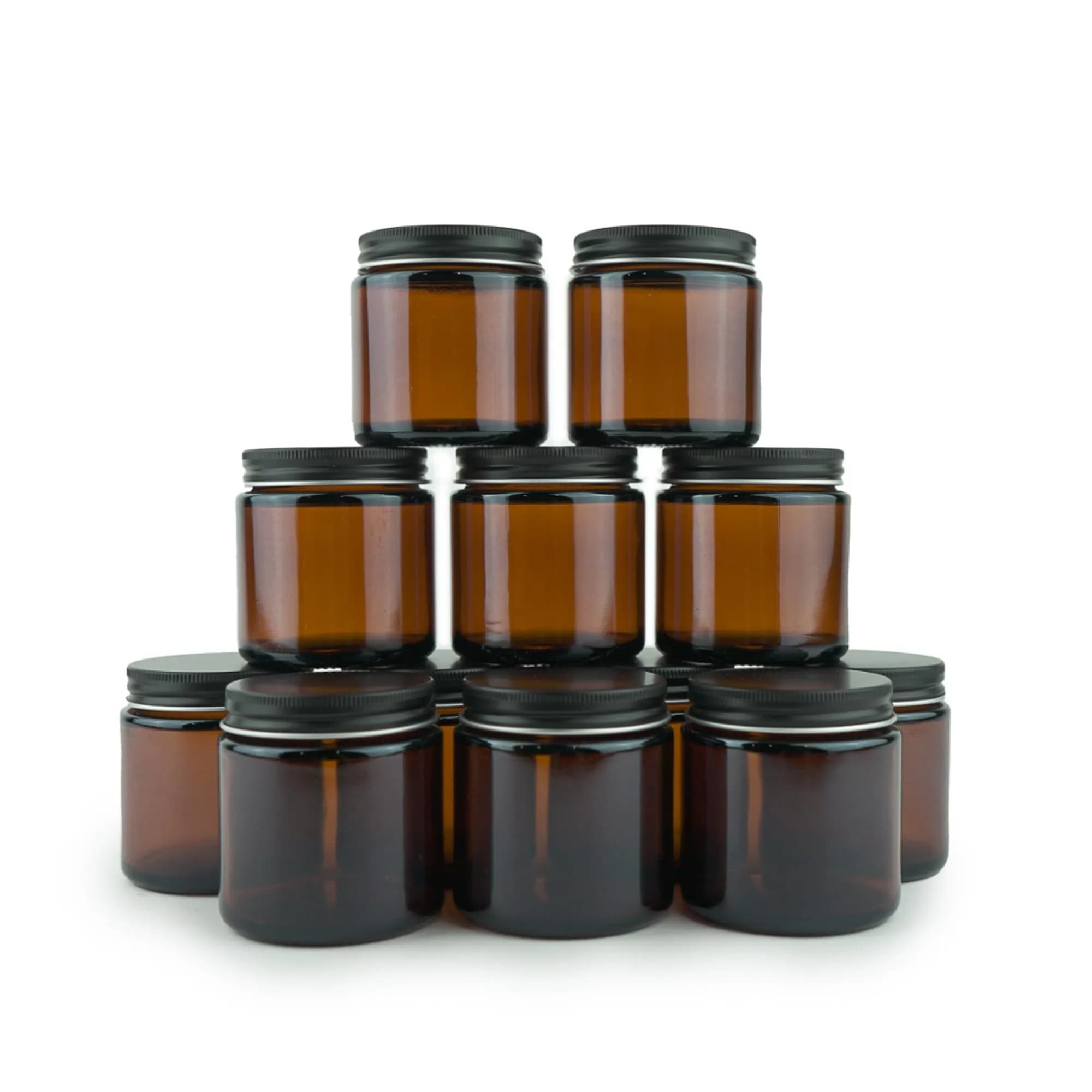Nature Packaged Glass Amber 8oz Jar | Leak-Proof, Sun-Protected, Reusable (70-120 chars) — Amber