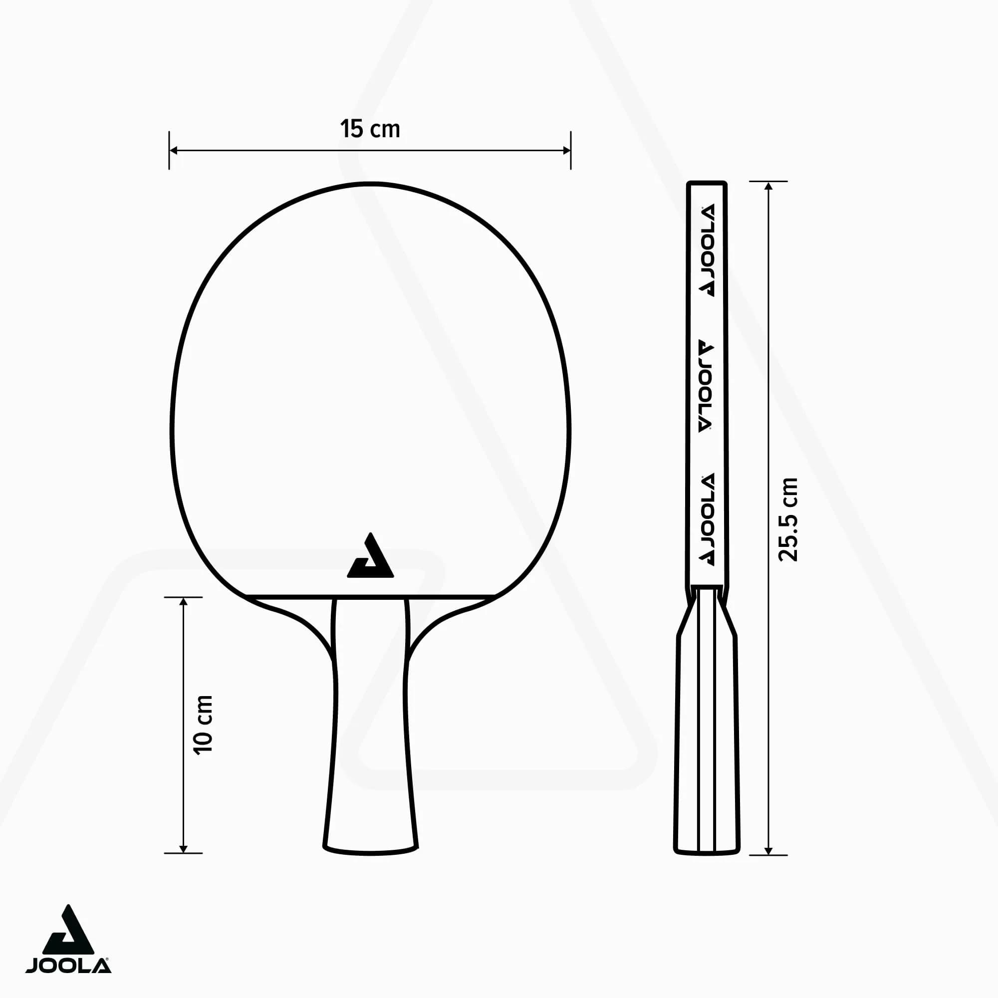 JOOLA Infinity Carbon Professional Ping Pong Paddle with Ergonomic Grip - ITTF Approved - 29.5cm (11.61in) | Advanced Control & Speed - view 7