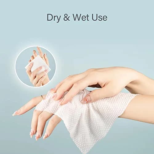 UNIFREE Facial Tissues I Dry Wipes I Makeup Remover 480 Sheets | Biodegradable, Soft & Strong thumbnail 3