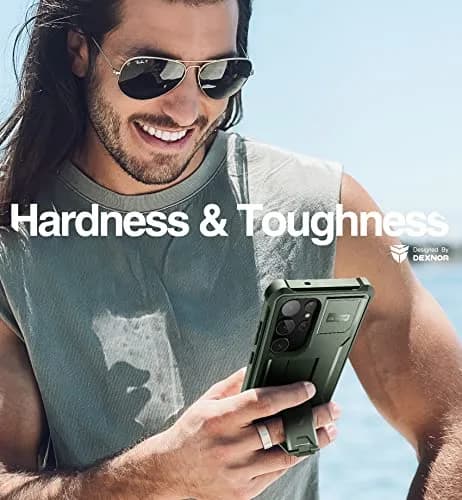 Dexnor Full Body Case for Samsung Galaxy S23 Ultra 5G/6.8 inches | Military Grade Protection with Built-in Screen Protector & Kickstand thumbnail 5