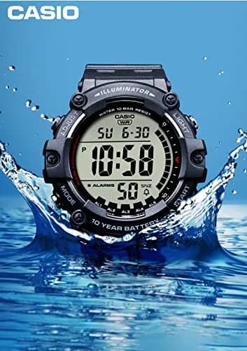 Casio AE-1500WH Watch, Digital, Black, 51.2mm Dial | Water-Resistant 10 ATM, Sports Model thumbnail 2
