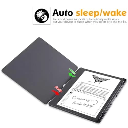 BOZHUORUI Case for 10.2" Kindle Scribe 2022/2024 | Slim Durable Cover with Pen Slot thumbnail 2