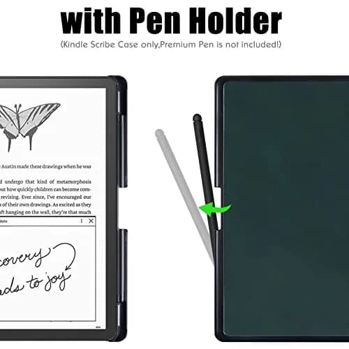 BOZHUORUI Case for 10.2" Kindle Scribe 2022/2024 | Slim Durable Cover with Pen Slot thumbnail 3