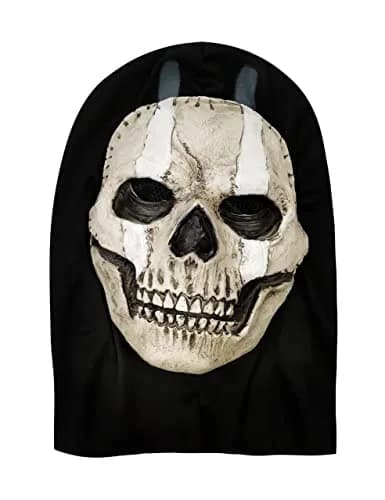 Masfrida Ghost Skull Full Face Mask | Unisex, Polyester, Latex, One Size thumbnail 5