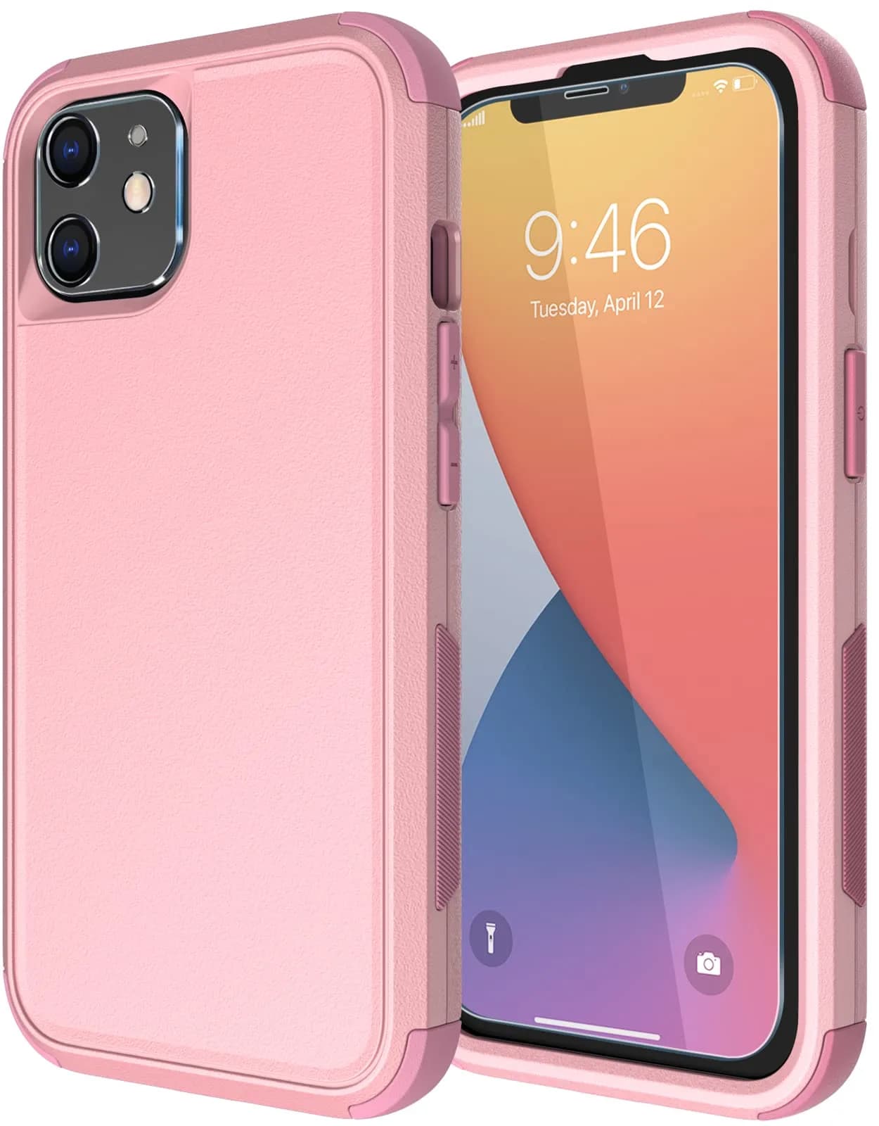 Diverbox for iPhone 11 Case Pink | Shockproof & Dropproof Heavy Duty Protection