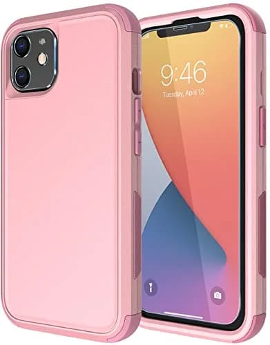 Diverbox for iPhone 11 Case Pink | Shockproof & Dropproof Heavy Duty Protection thumbnail 1