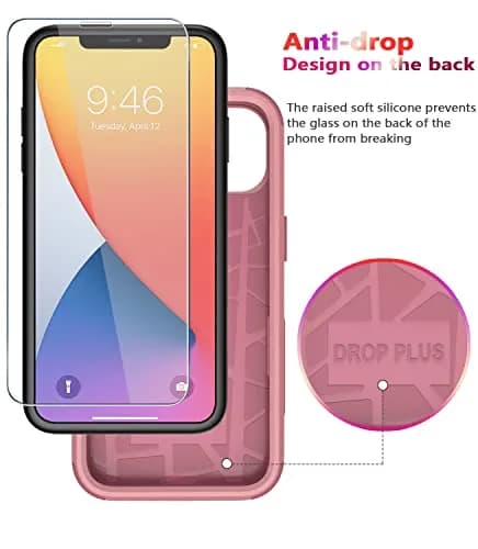 Diverbox for iPhone 11 Case Pink | Shockproof & Dropproof Heavy Duty Protection thumbnail 4