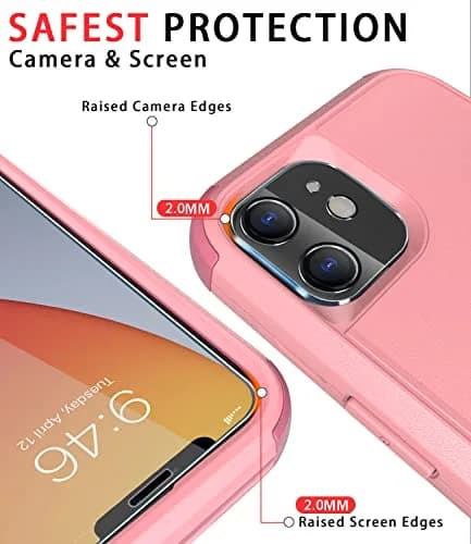 Diverbox for iPhone 11 Case Pink | Shockproof & Dropproof Heavy Duty Protection thumbnail 3