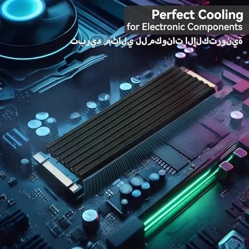 Aairhut 4 Pack 13 W/m.K Thermal Pads 100x100mm | Silicone Cooling Heat Resistance for PC & Consoles thumbnail 6