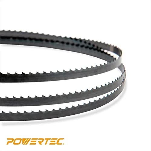 POWERTEC 56-7/8 Inch Bandsaw Blades, 1/4" x 6 TPI | High Carbon Steel for Woodworking thumbnail 4