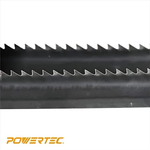 POWERTEC 56-7/8 Inch Bandsaw Blades, 1/4" x 6 TPI | High Carbon Steel for Woodworking thumbnail 6