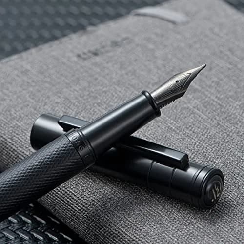 Asvine Black Forest Fountain Pen Blade Nib 13.8cm (5.43in) | Smooth Ink Flow for Calligraphy thumbnail 4