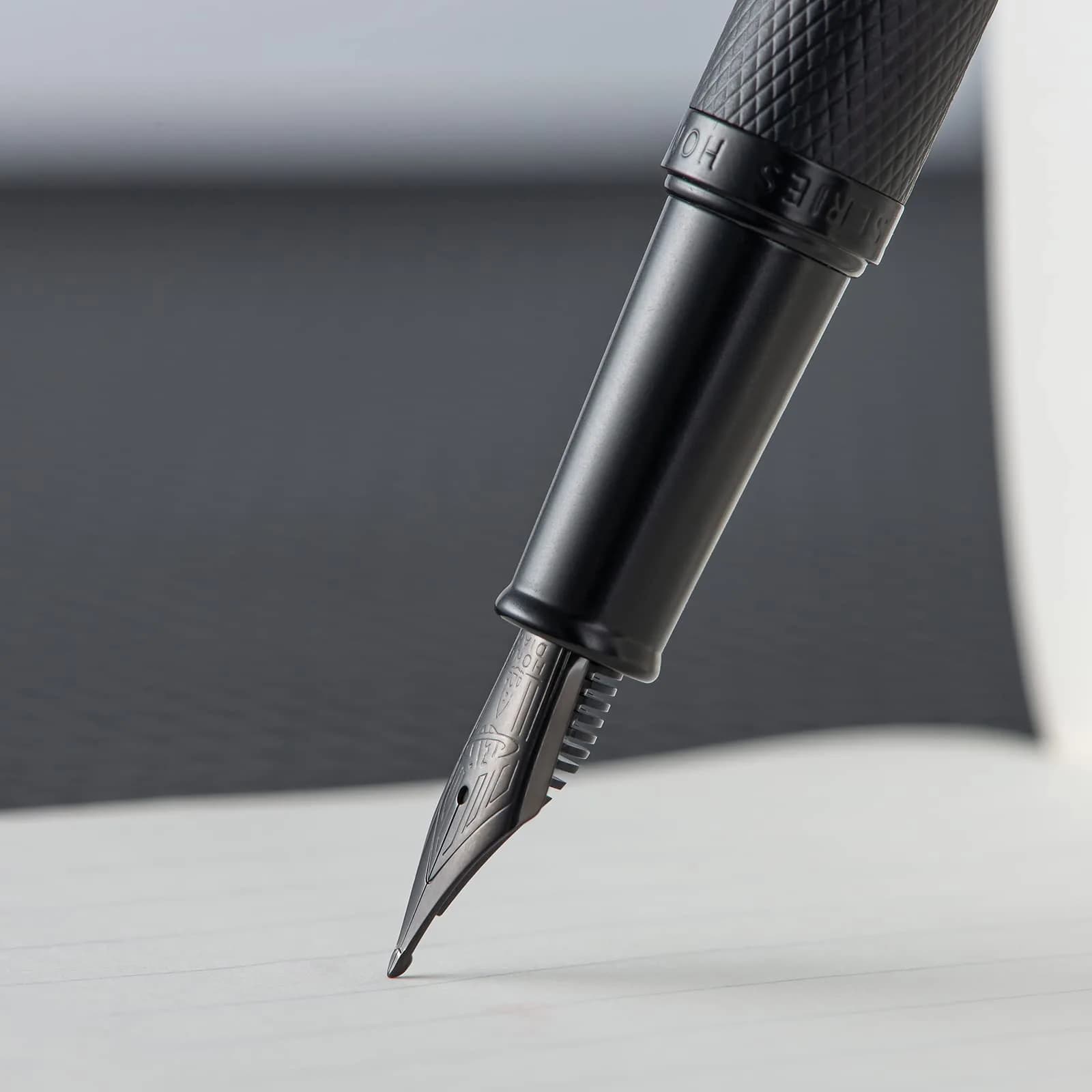Asvine Black Forest Fountain Pen Blade Nib 13.8cm (5.43in) | Smooth Ink Flow for Calligraphy - view 7
