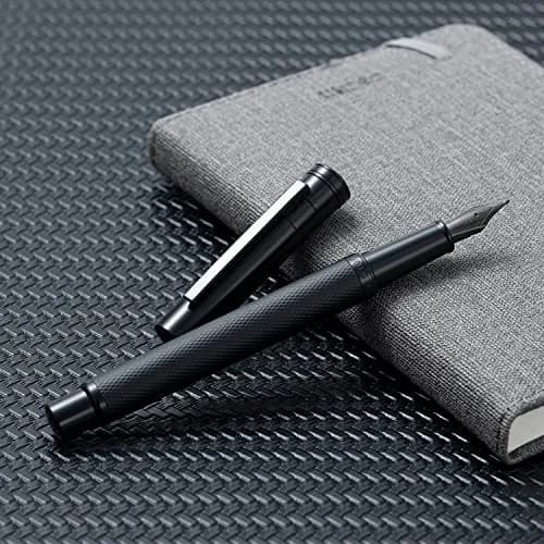 Asvine Black Forest Fountain Pen Blade Nib 13.8cm (5.43in) | Smooth Ink Flow for Calligraphy thumbnail 8