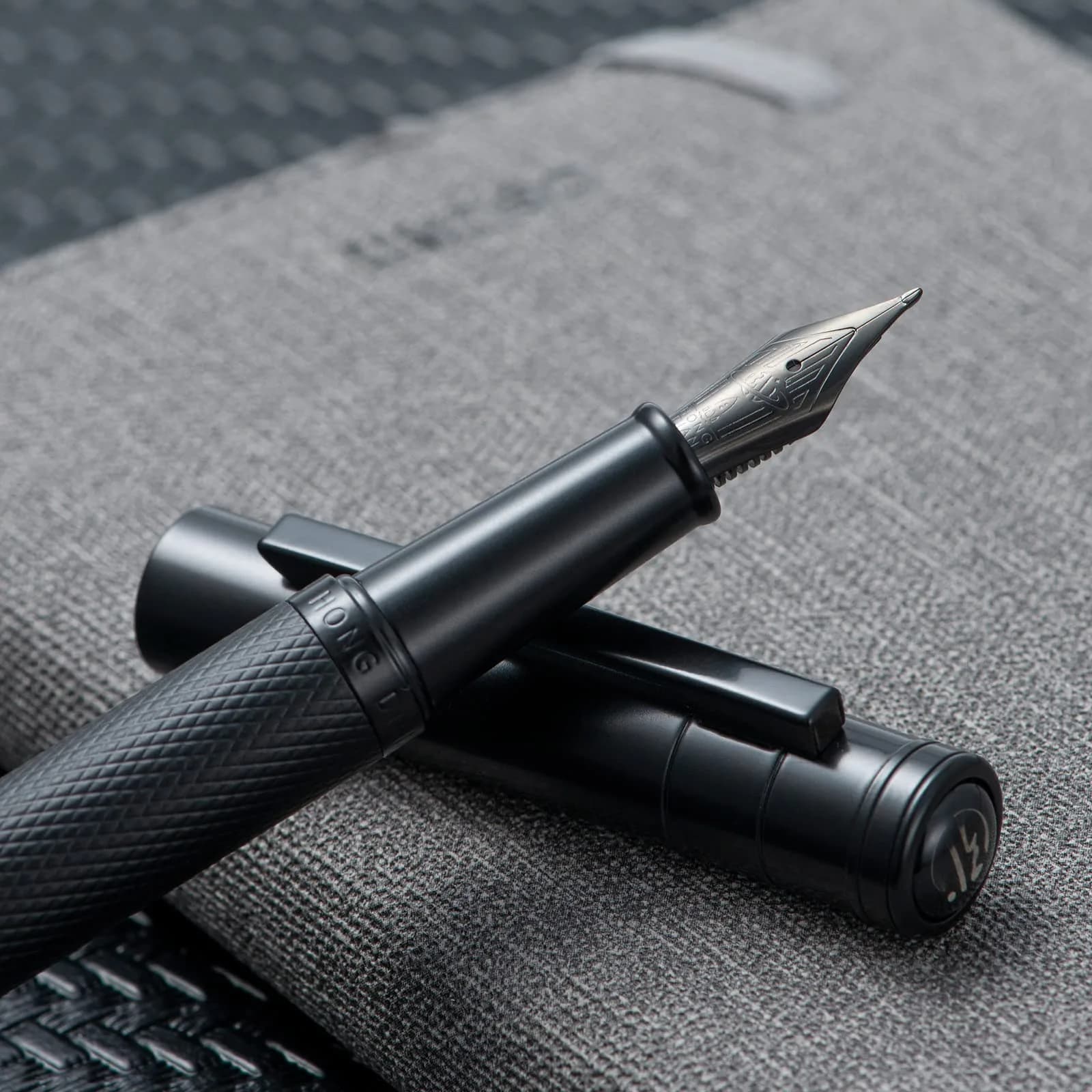 Asvine Black Forest Fountain Pen Blade Nib 13.8cm (5.43in) | Smooth Ink Flow for Calligraphy - view 4