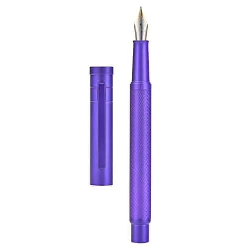Asvine Hongdian 1851 Purple Forest Fountain Pen Blade Nib 13.8cm (5.43in) | Smooth Ink Flow for Daily Writing thumbnail 1