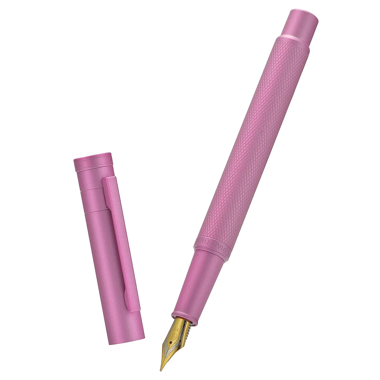 Asvine Hongdian 1851 Pink Long Knife Point Fountain Pen - Smooth Ink Flow for Daily Writing - view 2