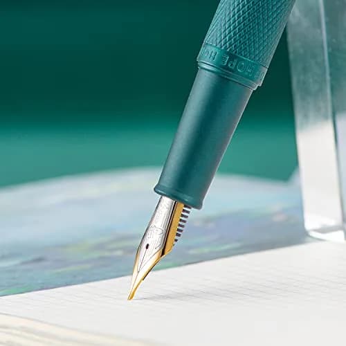 Asvine Green Forest Fountain Pen Blade Nib 11mm (0.43 in) | Classic Design Calligraphy Pen thumbnail 5