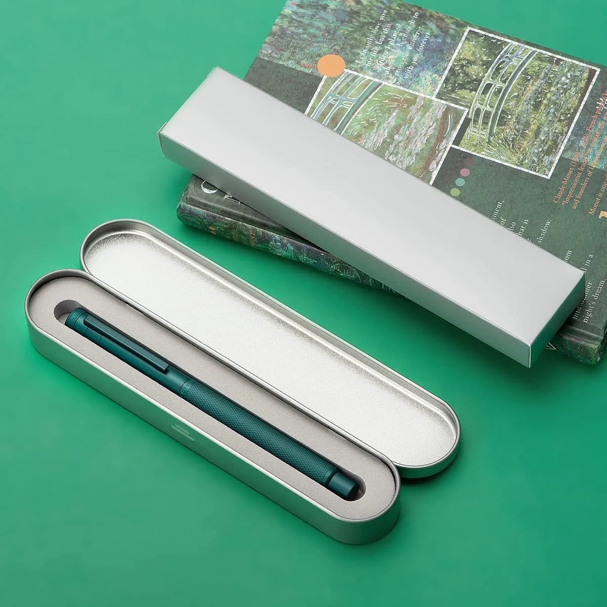 Asvine Green Forest Fountain Pen Blade Nib 11mm (0.43 in) | Classic Design Calligraphy Pen - view 6