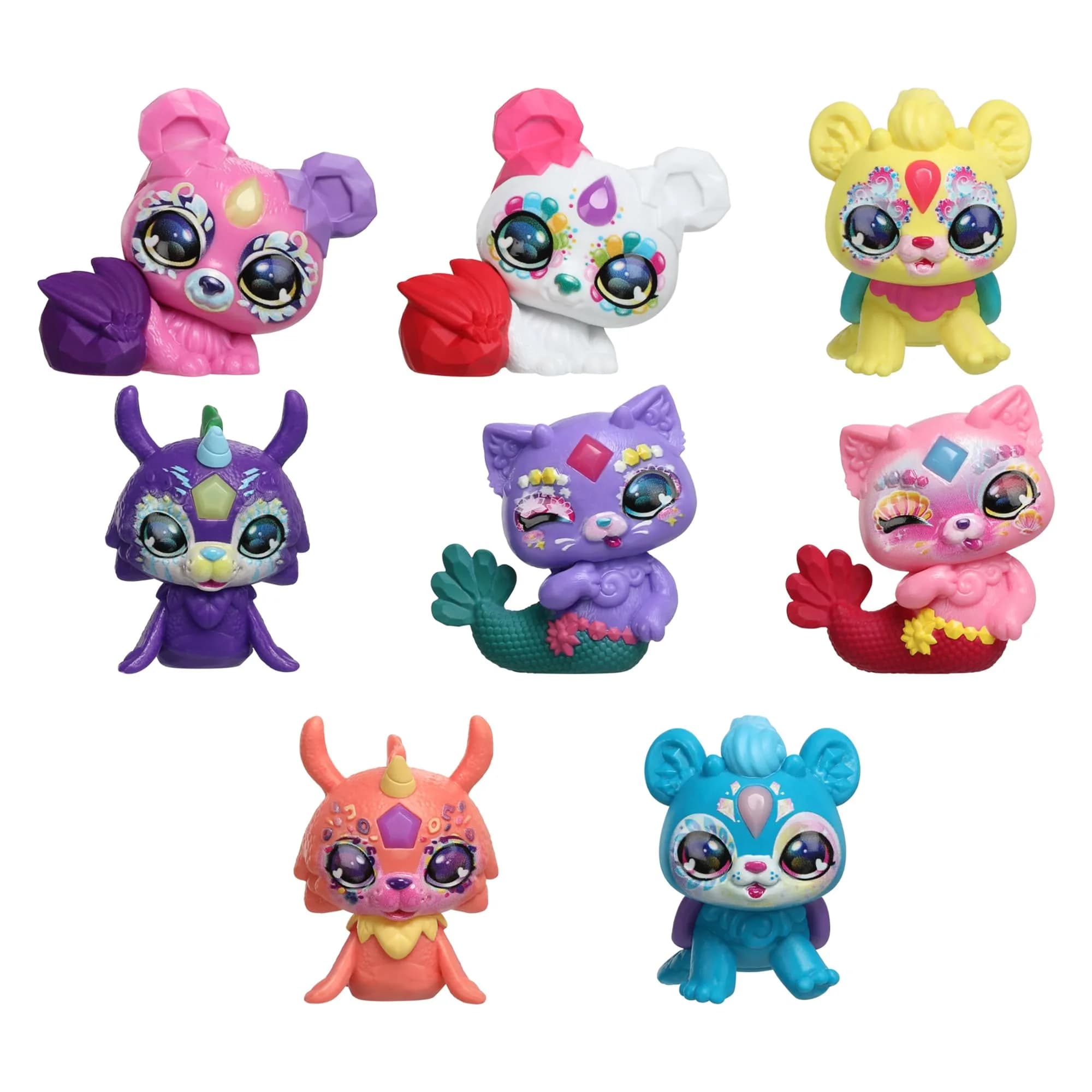 Magic Mixies Mixlings 2 Pack Cauldron with Magical Fizz and Reveal Unboxing, Crystal Woods Series (2 Figurines, 2 Wands, 3 Ingredients) - view 3