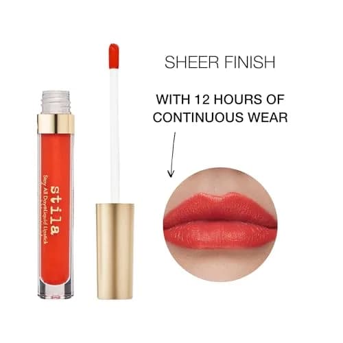 stila Stay All Day Liquid Lipstick Sheer Fragola | Long-Lasting Matte Color with Vitamin E & Avocado Oil (0.1 Fl Oz) thumbnail 3
