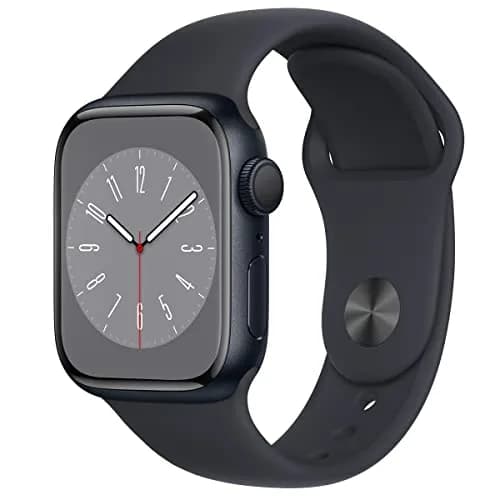 Apple Watch Series 8 GPS 41mm Midnight Aluminum Case Midnight Sport Band M/L | Essential Health & Safety Companion thumbnail 1