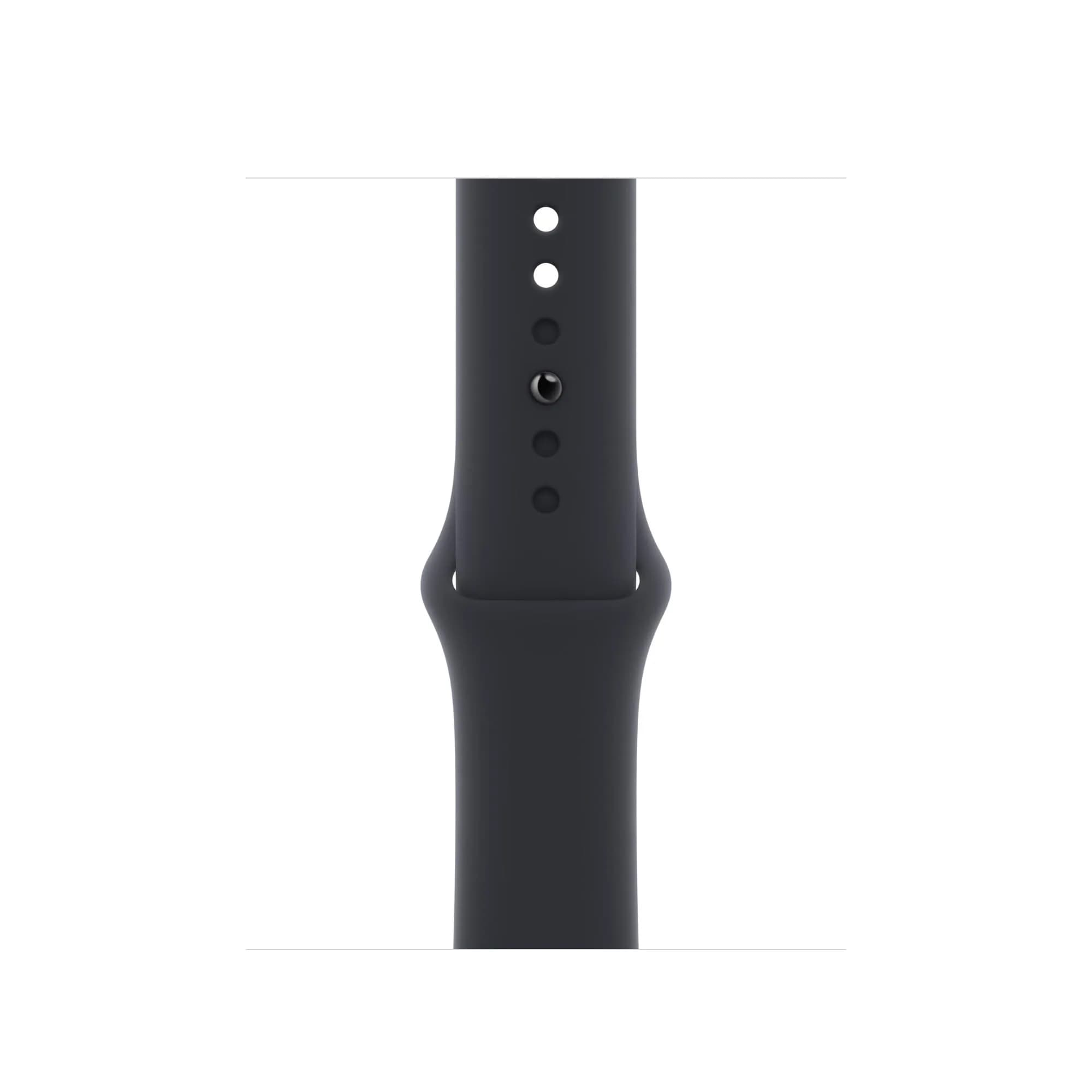 Apple Watch Series 8 GPS 41mm Smartwatch with Midnight Sport Band - Midnight Aluminum Case - view 2