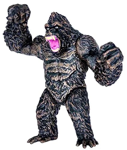 TwCare King Kong vs Godzilla Action Figure 6.5” Fight Mode Gorilla Ape | Movie Series, Travel Bag thumbnail 1