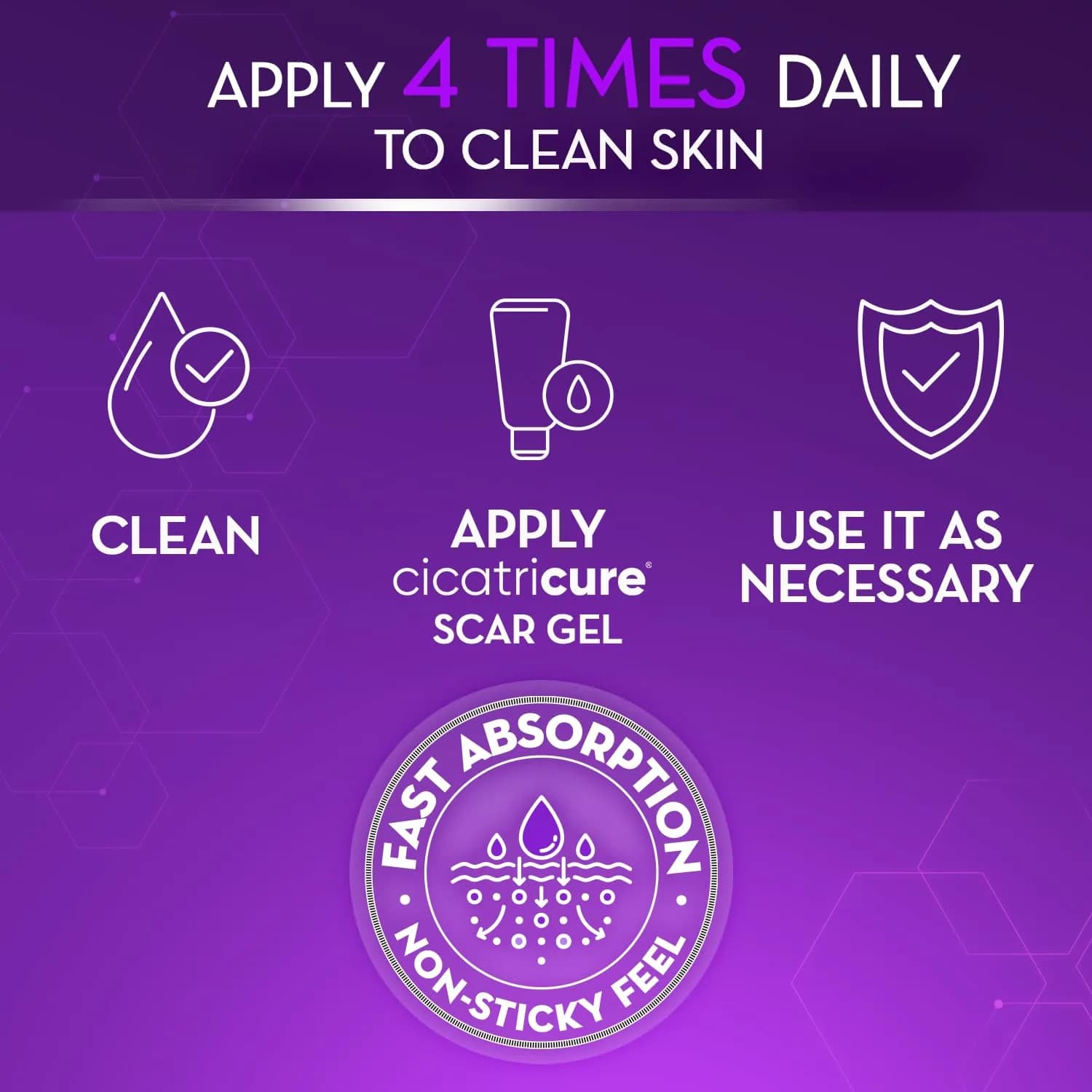 Cicatricure Advanced Scar Gel 28g (1 oz) 3-Pack | Clinically Proven Scar Reduction - view 7