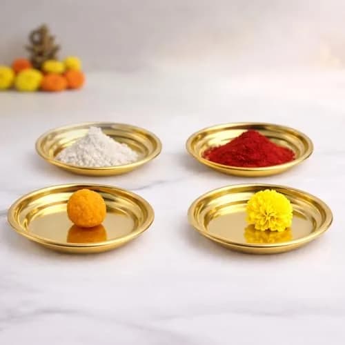 Spillbox Traditional Brass Diya for Puja | Elegant Handcrafted Oil Lamp for Home Temple Decor thumbnail 5