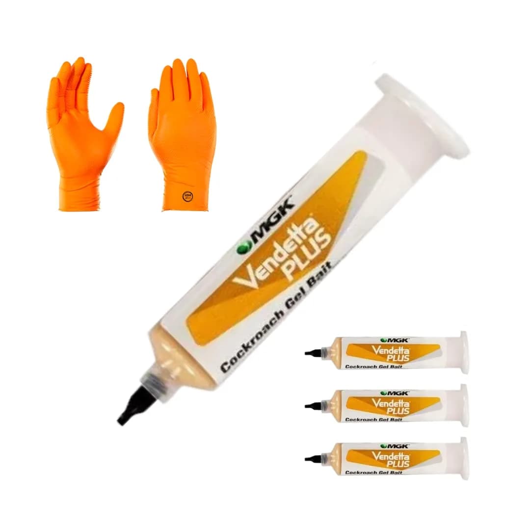 USA Supply Vendetta Plus Cockroach Bait 2 Piece Set | Odorless, Reproduction-Blocking
