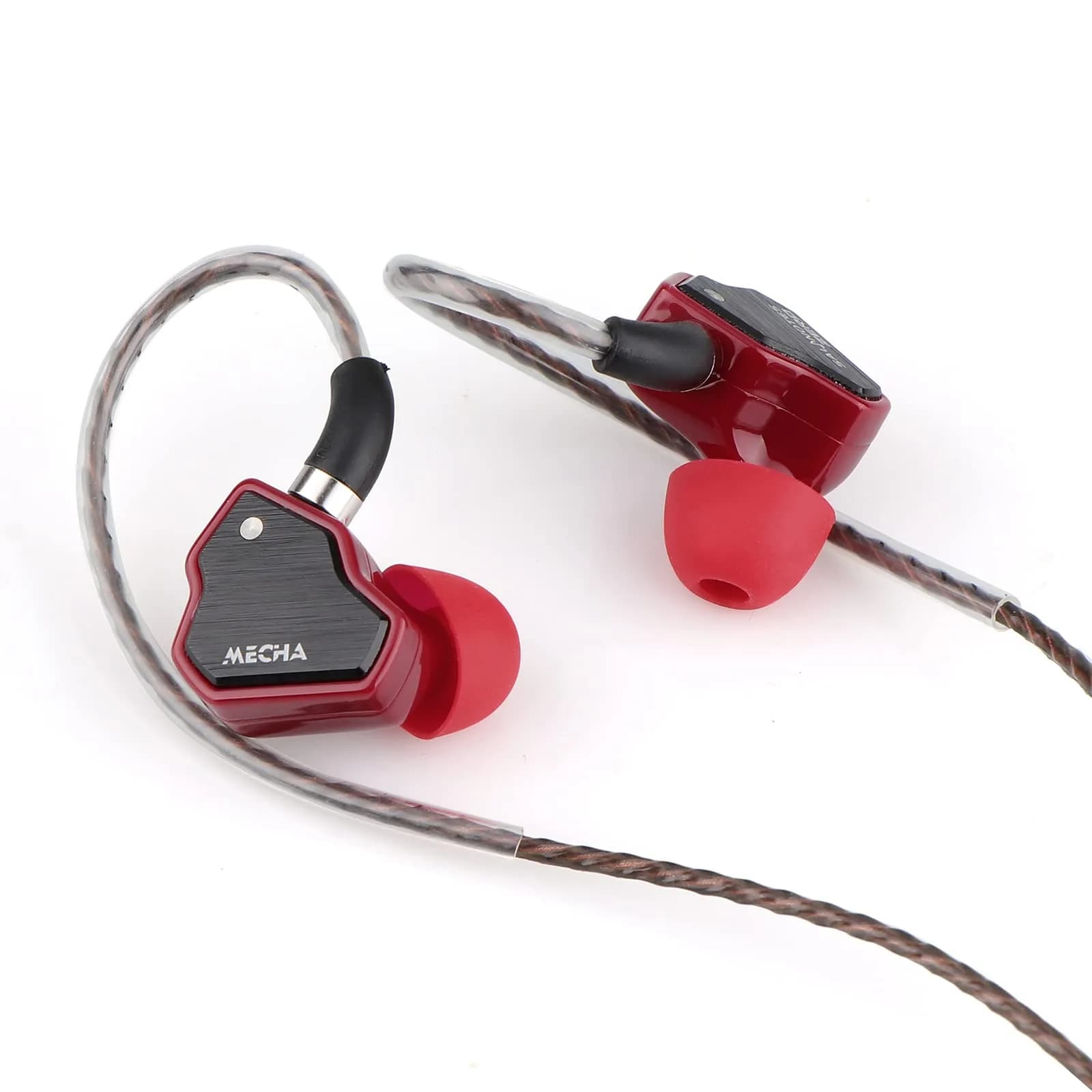 Linsoul Salnotes Zero In-Ear Earphones 10mm Dynamic Driver | HiFi Sound, Detachable Cable, Red thumbnail 2