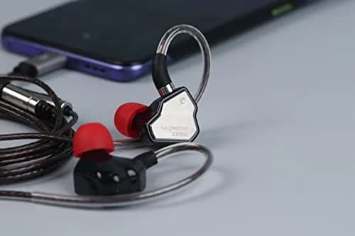 Linsoul 7Hz Salnotes Zero HiFi 10mm Dynamic Driver In-Ear Earphone with Microphone, Black thumbnail 6