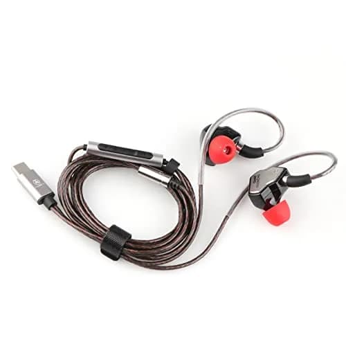 Linsoul 7Hz Salnotes Zero HiFi 10mm Dynamic Driver In-Ear Earphone with Microphone, Black thumbnail 3