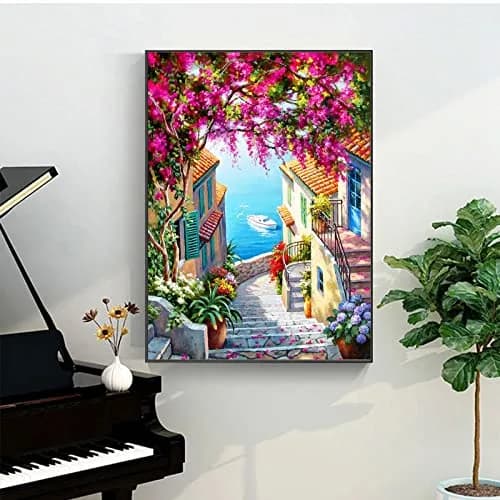 Amphol Paint by Number for Adults | Easy DIY Canvas Painting Kit 16"x20" thumbnail 2