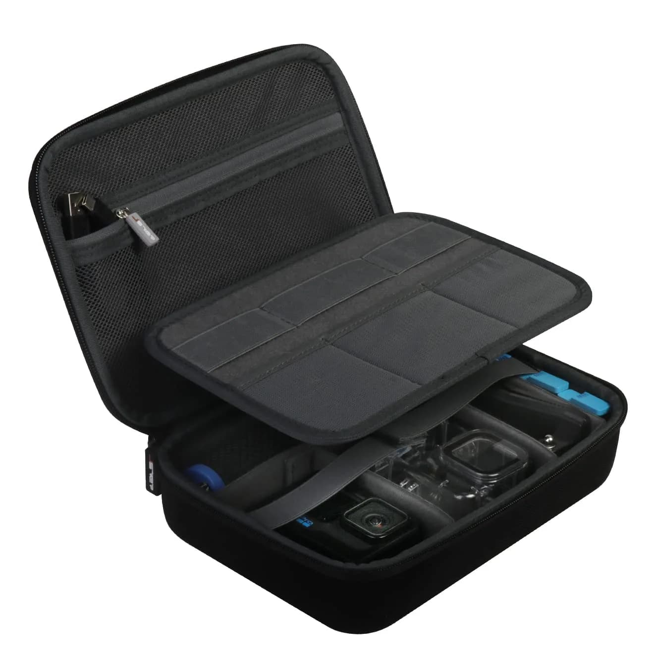 JSVER Hard Case for GoPro Cameras 262*180*70mm | Shockproof & Splashproof Travel Organizer