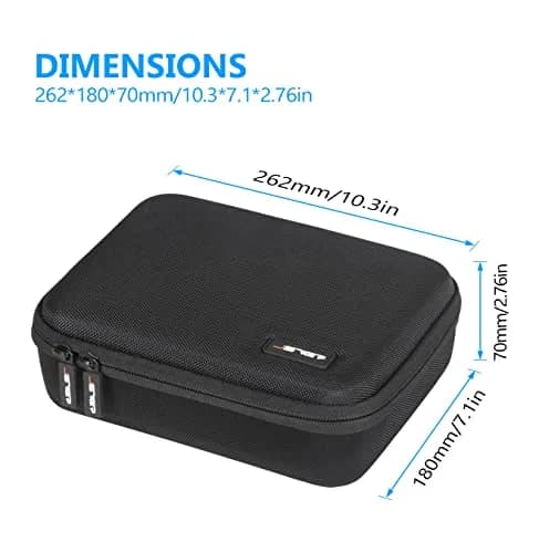 JSVER Hard Case for GoPro Cameras 262*180*70mm | Shockproof & Splashproof Travel Organizer thumbnail 4