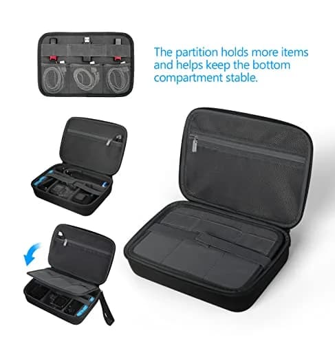 JSVER Hard Case for GoPro Cameras 262*180*70mm | Shockproof & Splashproof Travel Organizer thumbnail 2