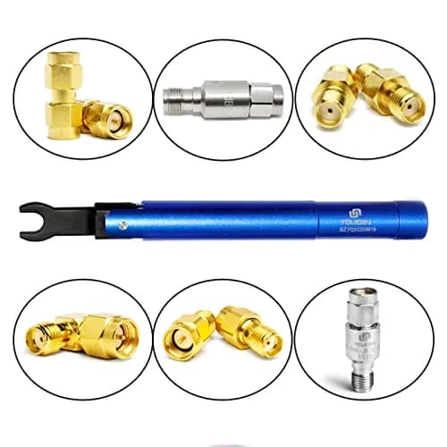 UU TOJOIN SMA Torque Wrench 8mm Opening | 0.9 N·m for RF Connectors, Blue thumbnail 6