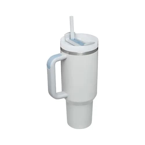 STANLEY Quencher H2.0 FlowState Tumbler 40 oz Fog | Vacuum Insulated Stainless Steel Travel Cup with Handle thumbnail 3