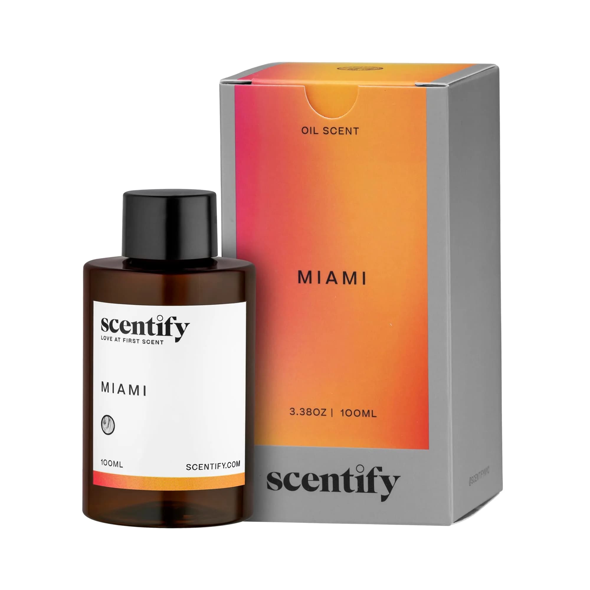 Scentify Miami Aroma Oil Refill 100ml | Luxurious Diffuser Oil with Cashmere & Coconut Notes