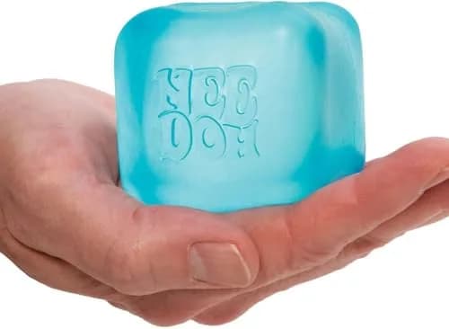 Schylling NeeDoh Nice Cube - Sensory Squeeze Toy with Super Solid Squish - 2.25" Cube - Color May Vary (Pack of 1) thumbnail 1