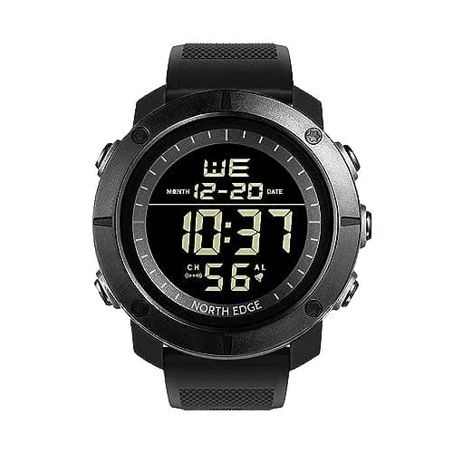 NORTH EDGE Digital-Watch Sports Watch - Large Face Waterproof with Stopwatch Alarm EL Back Light thumbnail 2