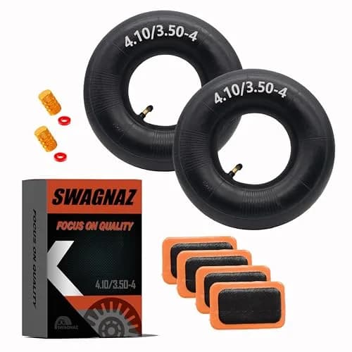 Swagnaz 4.10/3.50-4 Inner Tube | 2-Pack, 10-inch Diameter, 4.1-inch Width thumbnail 1